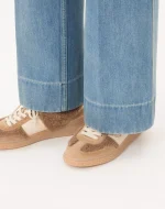 Valentino Upvillage Sneaker In Wool And Crust Leather - Image 8